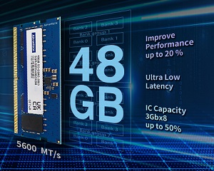 어드밴텍, 빠른 속도와 48GB 용량의 산업용 DDR5 메모리 발표